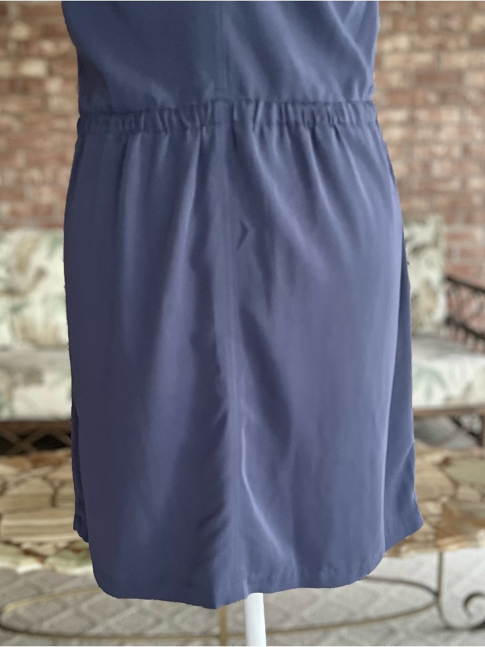Alya Francesca’s Dress Blue Drawstring Waist Blouson Mini S Casual Travel - Picture 10 of 16